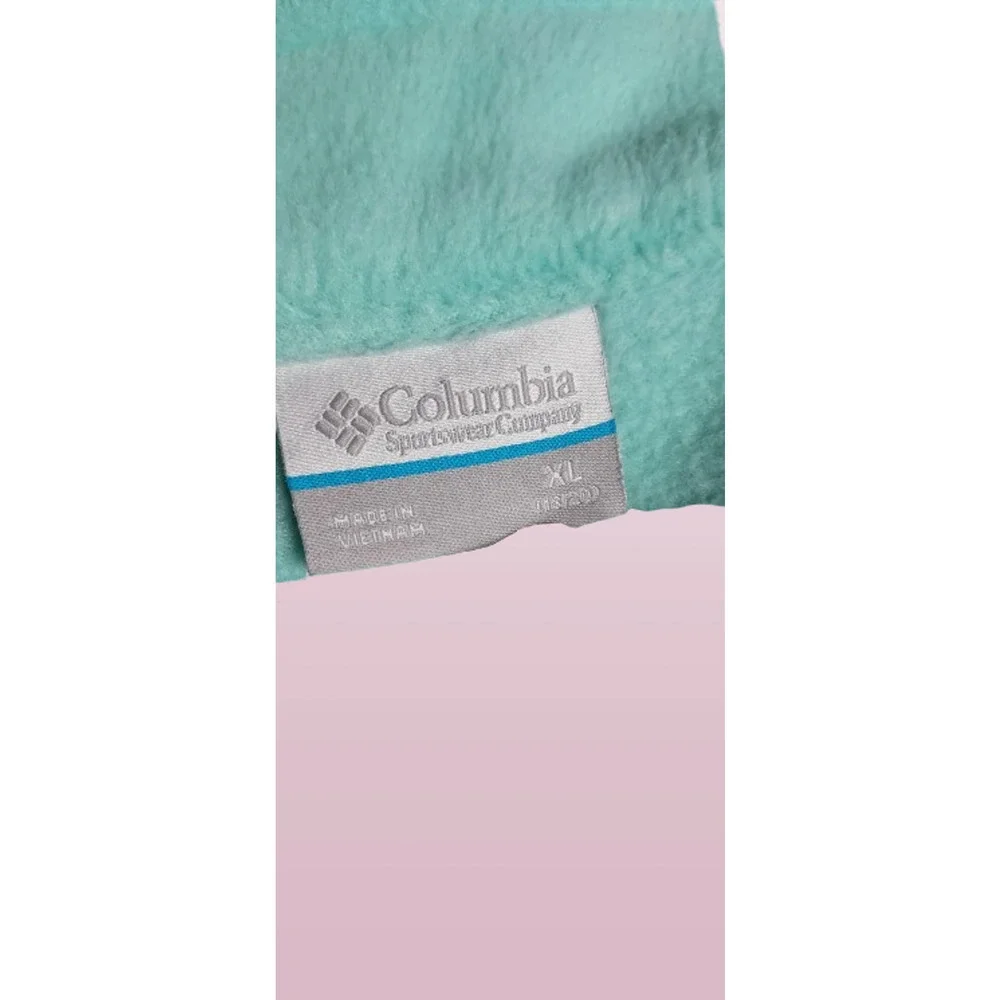 Columbia Full Zip Fleece Jacket Light Blue Size 18-20 (XL) in Girls No Hood
